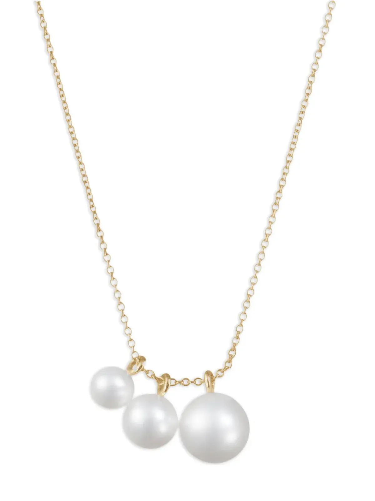 Sophie Bille Brahe 14kt イエローゴールド ステラ パール ネックレス - 画像2