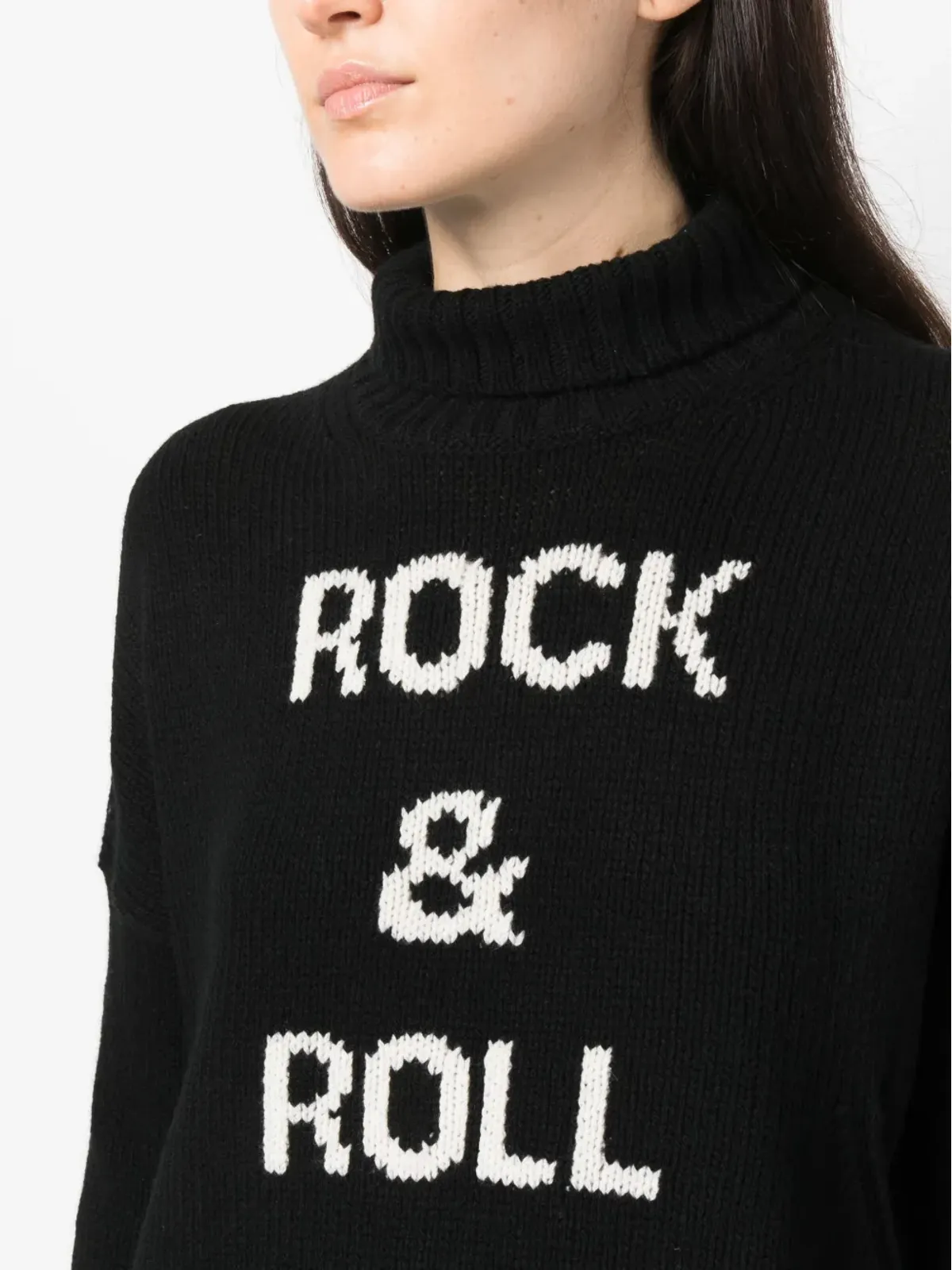 Zadig&Voltaire インターシャ編みメリノウールセーター - 画像5