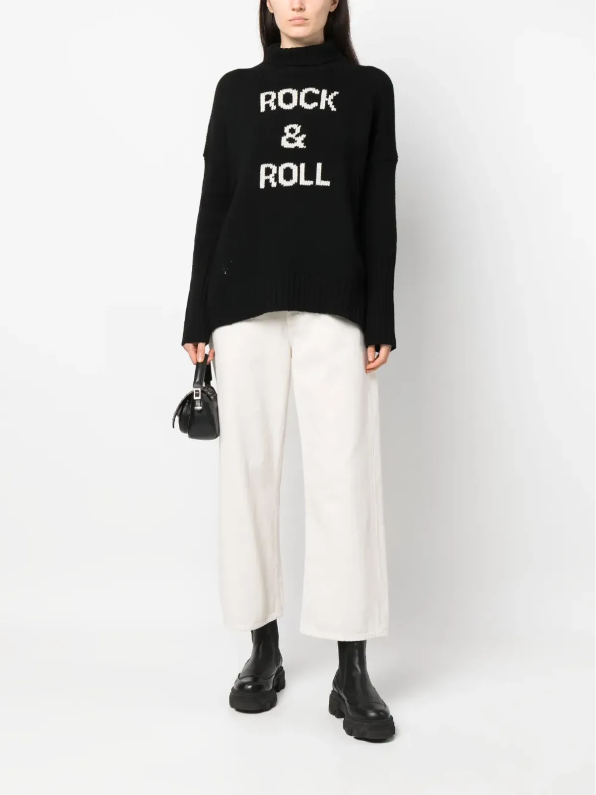 Zadig&Voltaire インターシャ編みメリノウールセーター - 画像2