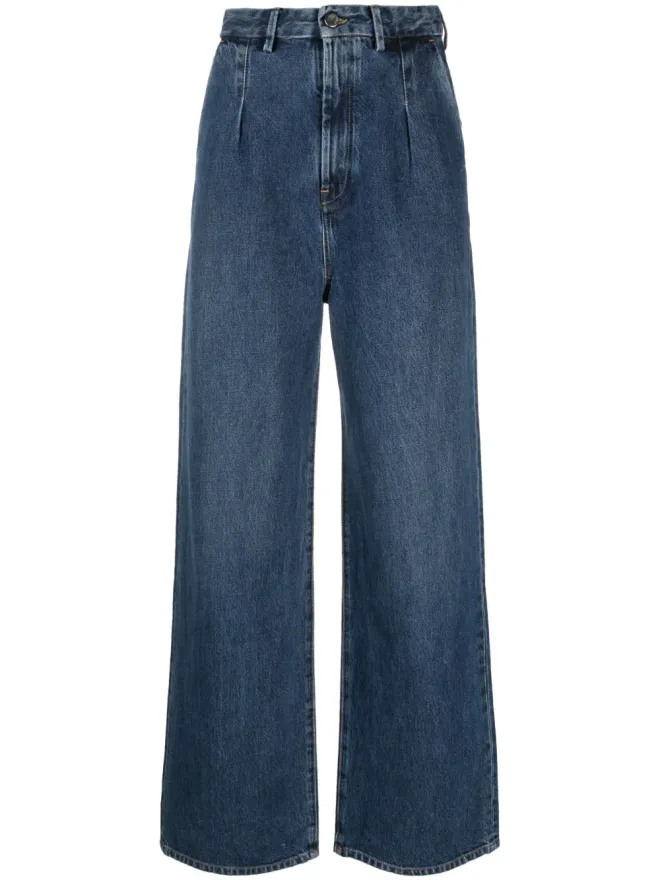 Loulou de Saison LouLou de Saison Attuハイライズ・ワイドカットジーンズの商品画像