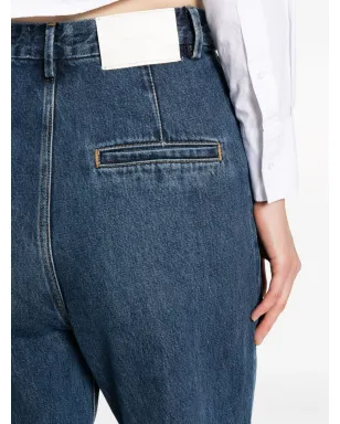 LouLou de Saison Attuハイライズ・ワイドカットジーンズ - サムネイル5