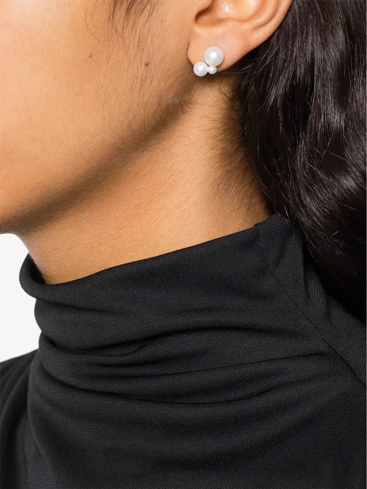 Sophie Bille Brahe 14K イエローゴールド 淡水パール Petite Stellari シングル イヤリング - 画像2
