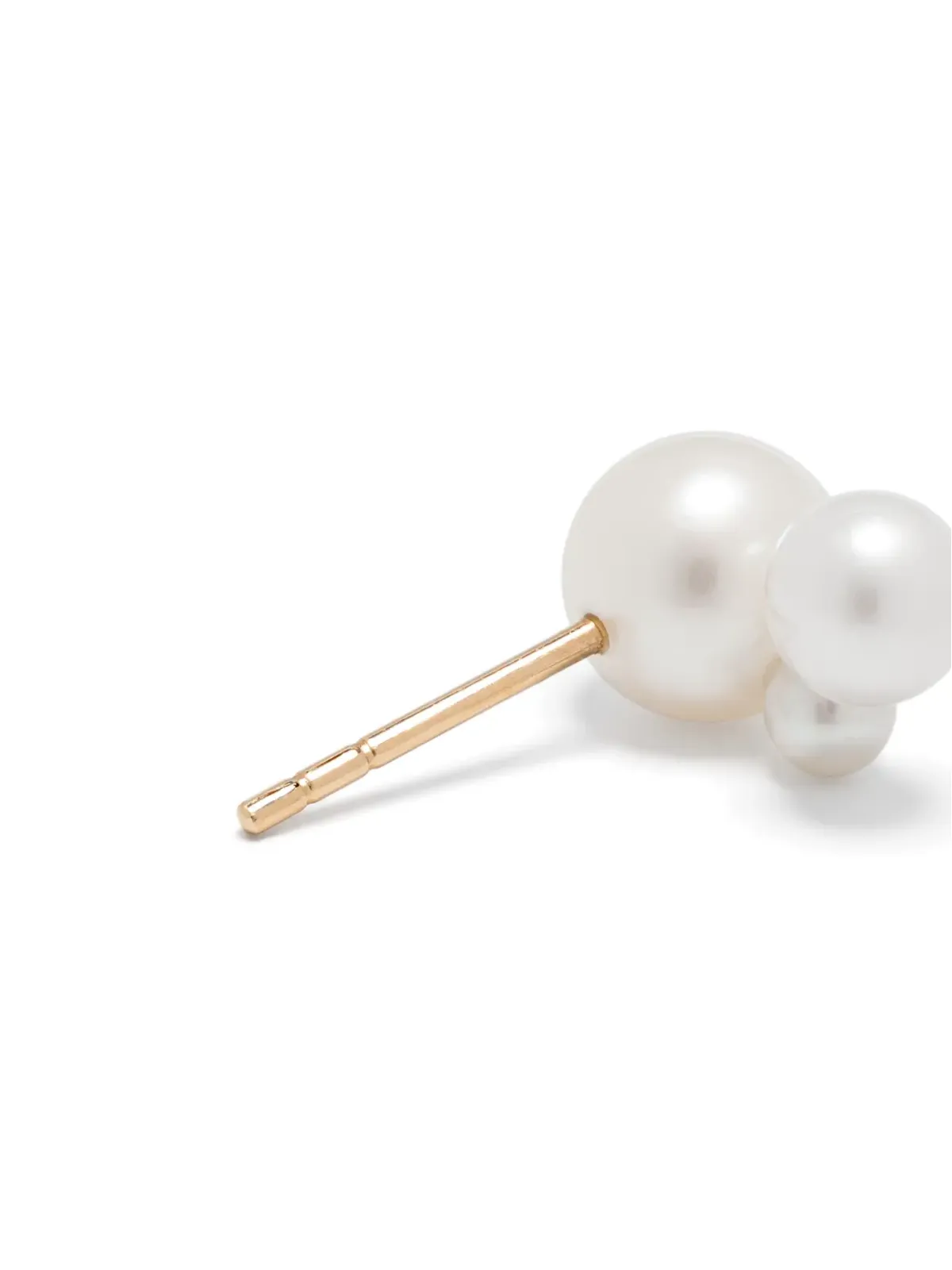 Sophie Bille Brahe 14K イエローゴールド 淡水パール Petite Stellari シングル イヤリング - 画像3