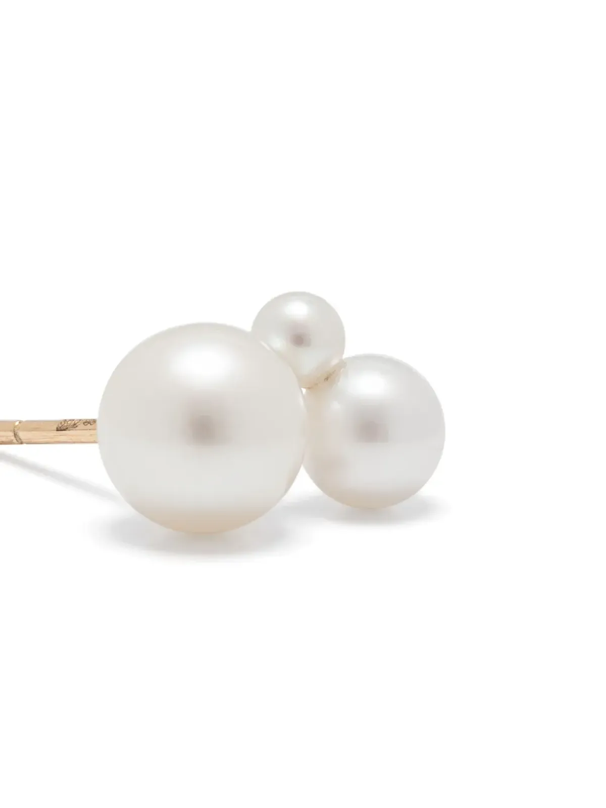 Sophie Bille Brahe 14K イエローゴールド 淡水パール Petite Stellari シングル イヤリング - 画像4