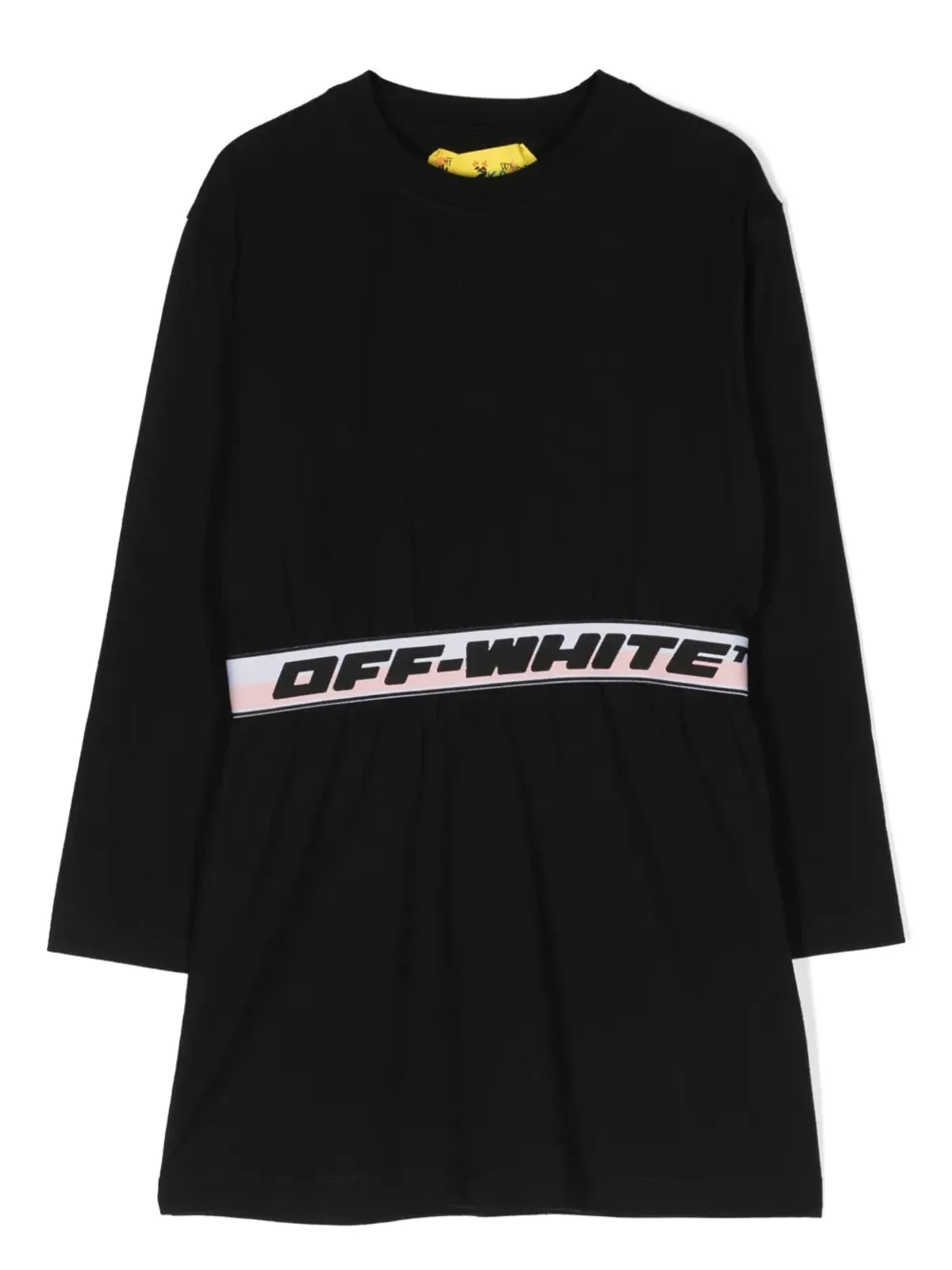 Off-White Kids ロゴプリントコットンドレス - 画像1