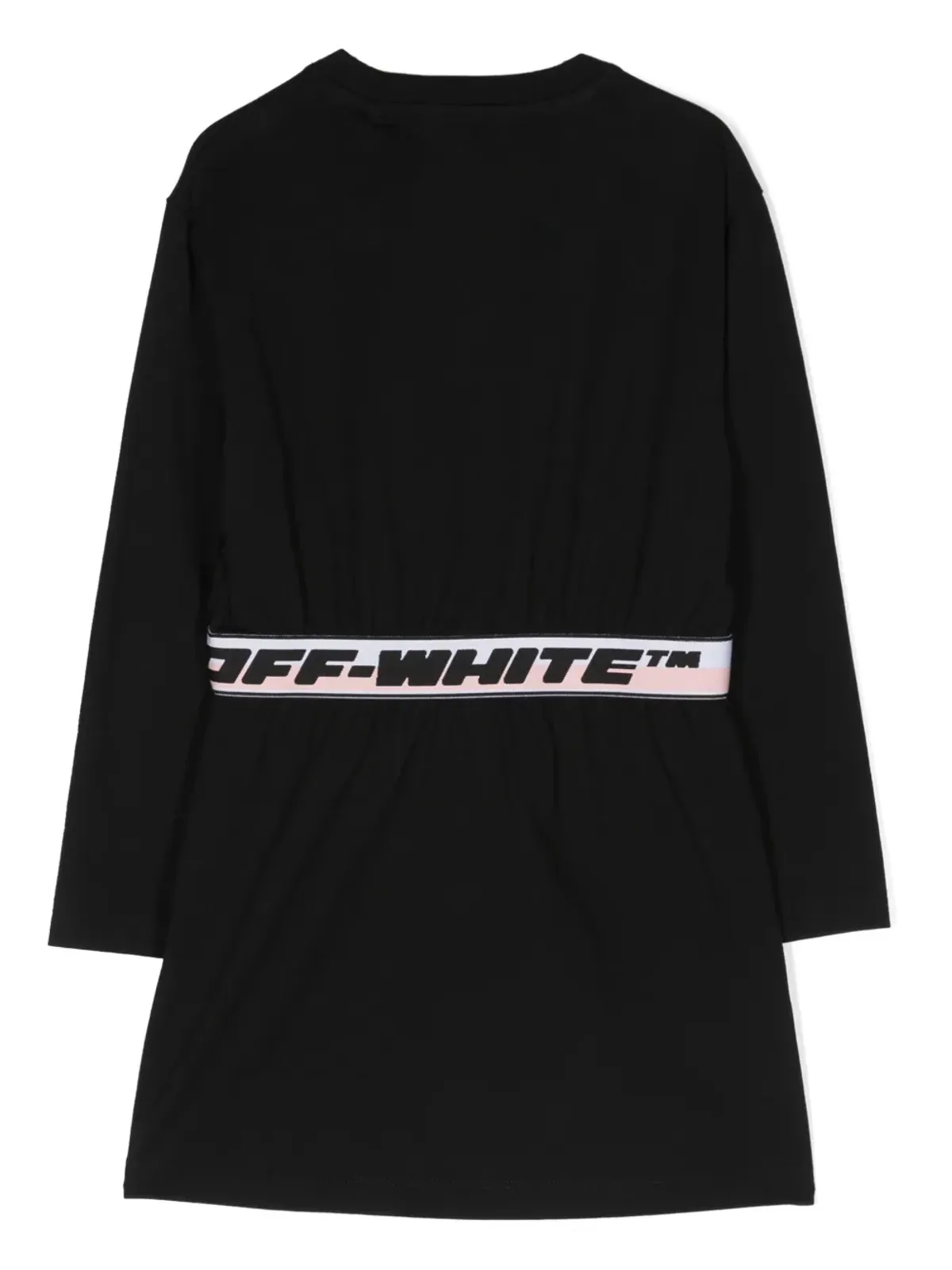 Off-White Kids ロゴプリントコットンドレス - 画像2