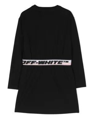 Off-White Kids ロゴプリントコットンドレス - サムネイル2