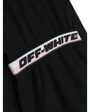 Off-White Kids ロゴプリントコットンドレス - サムネイル3