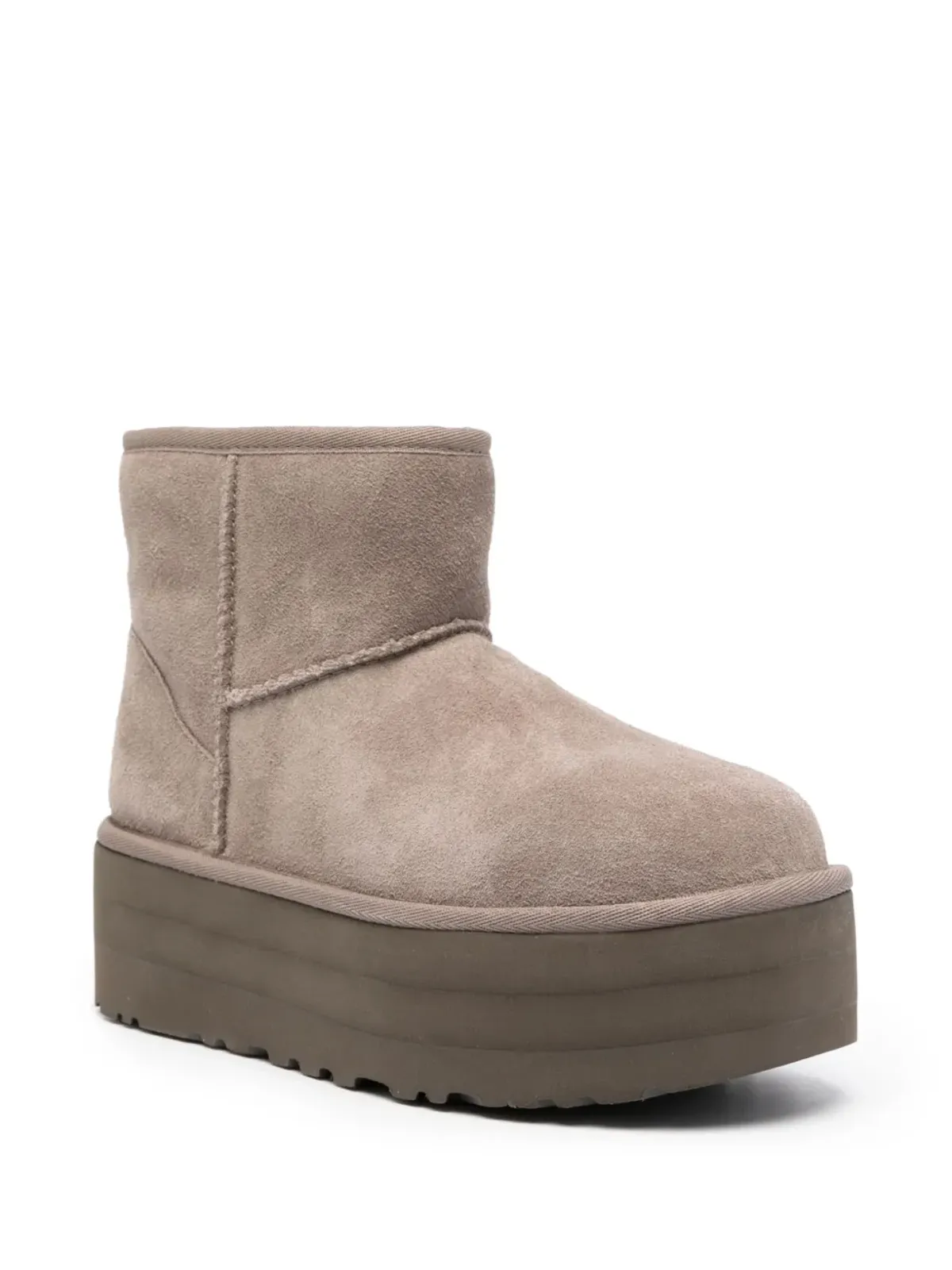 UGG クラシック Ultra Mini 50mm スエード プラットフォーム ブーツ - 画像2