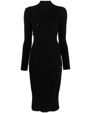 Courrèges リブ編みニットドレス - サムネイル1