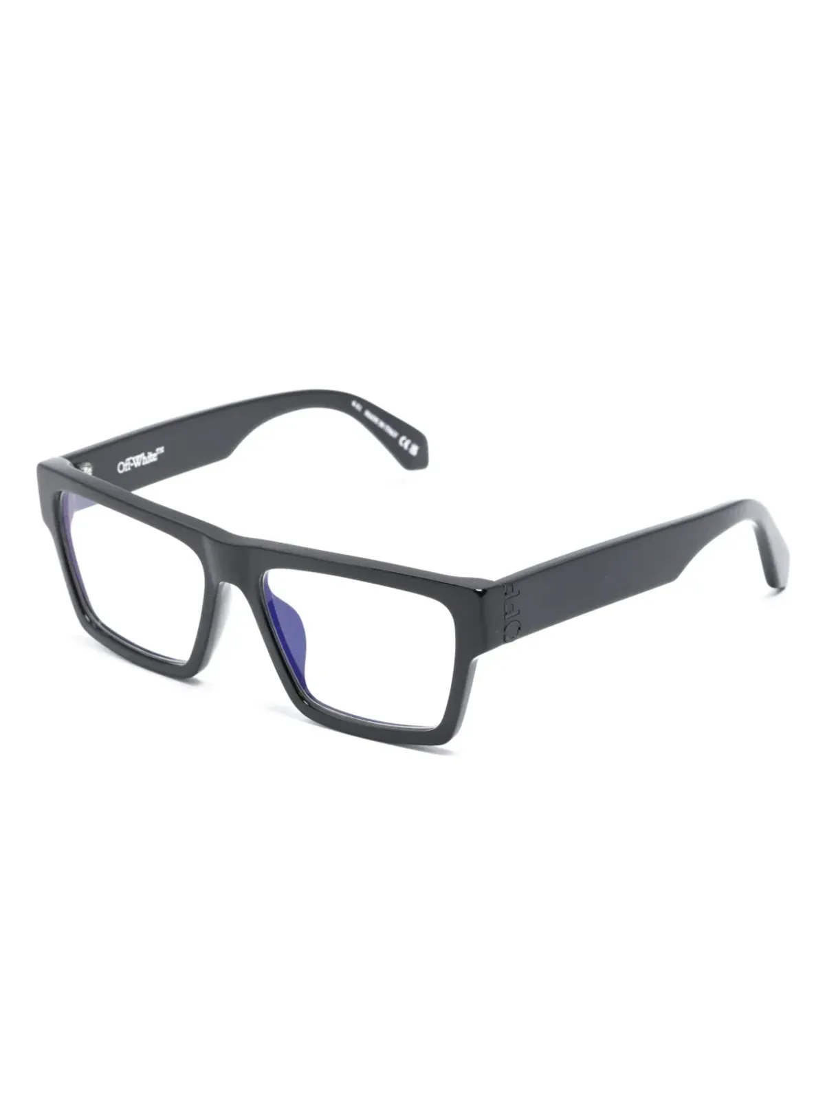 Off-White Eyewear オプティカルスタイル46スクエアフレーム眼鏡 - ブラック - 画像2