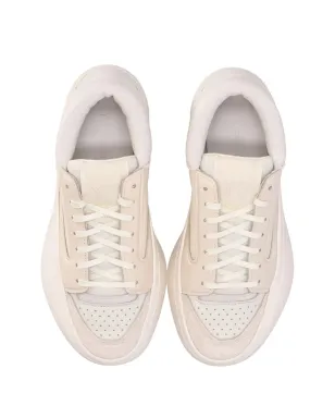 Y-3 Lux B-Ball レザースニーカー ホワイト - サムネイル4