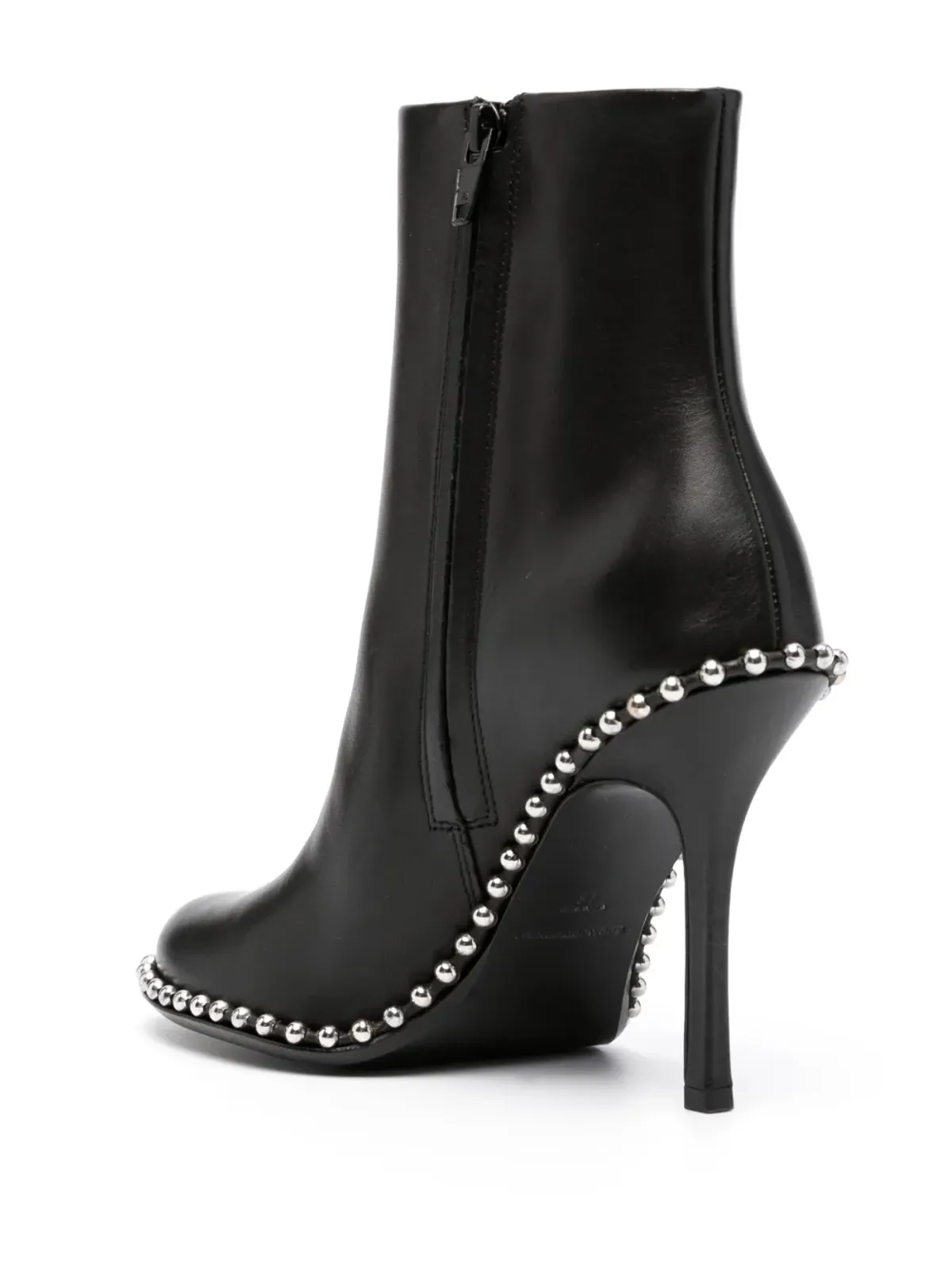 Alexander Wang 110mm スタッズ付き レザー アンクルブーツ - 画像3