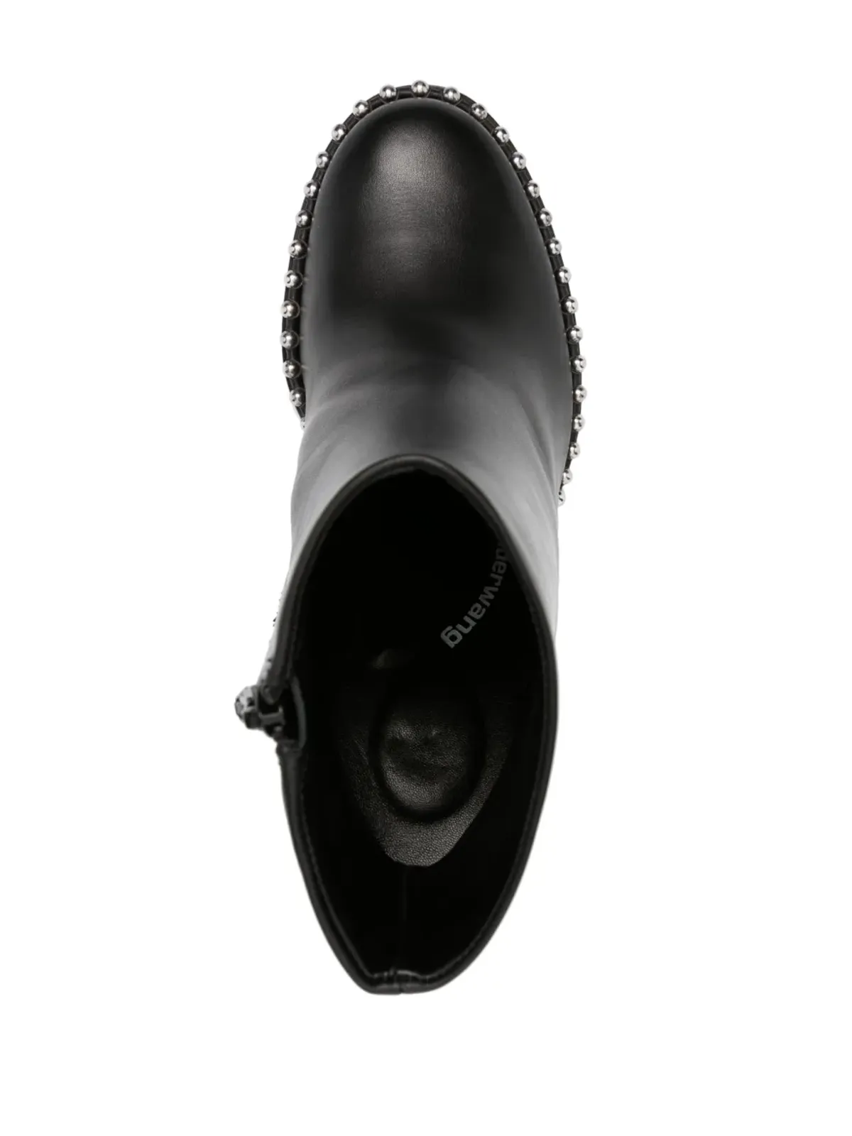 Alexander Wang 110mm スタッズ付き レザー アンクルブーツ - 画像4