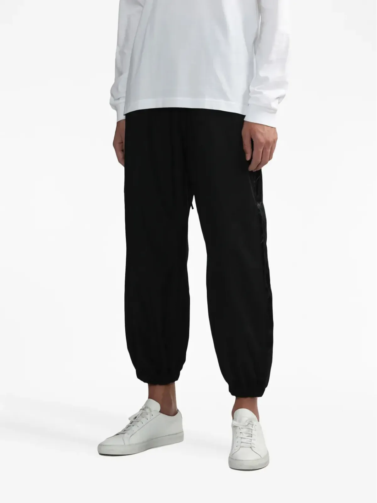 Junya Watanabe MAN パネル付きテーパードパンツ - 画像3