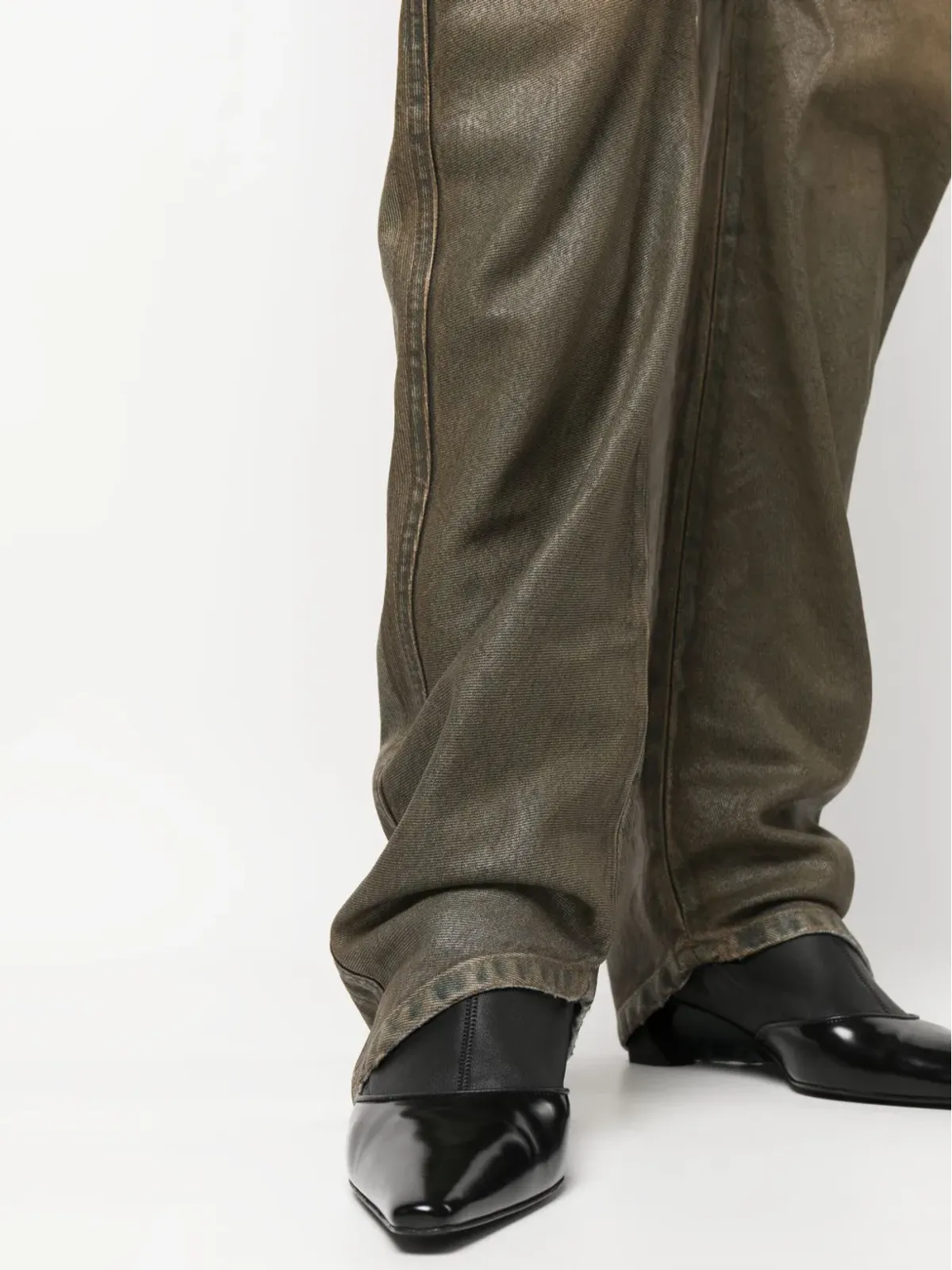 Acne Studios リラックスフィット コーティングデニムジーンズ - 画像5