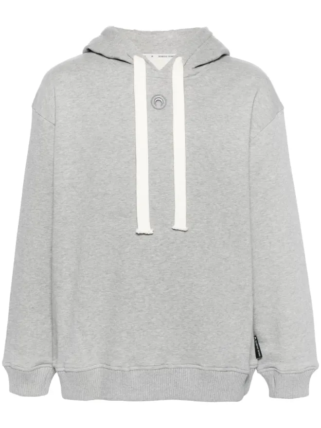 Marine Serre Marine Serre カレンダーズプリント オーガニックコットン フーディの商品画像