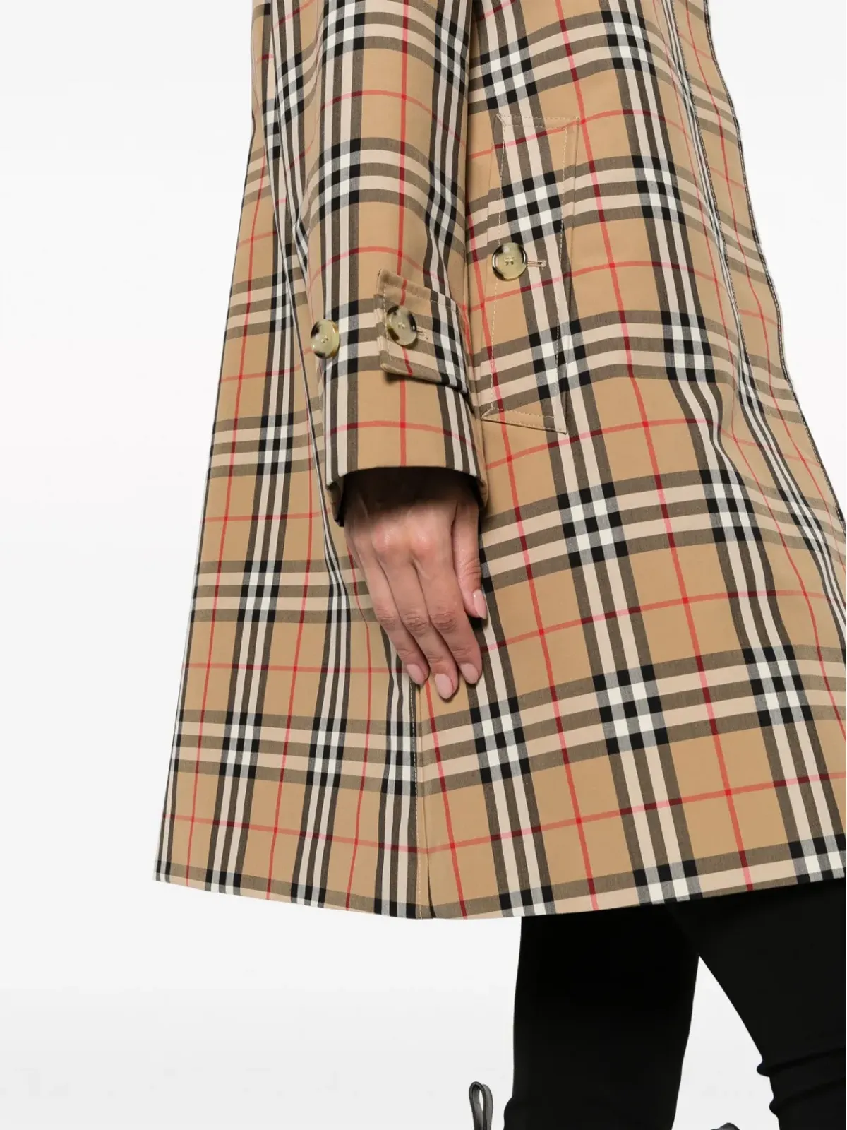 Burberry チェック柄ジャケット - 画像5