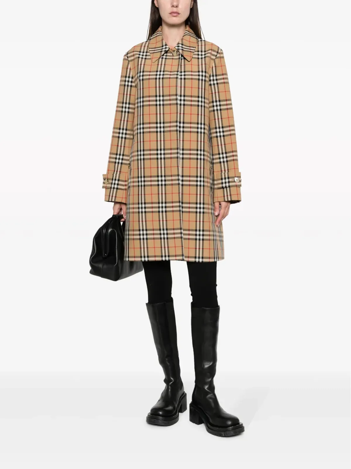 Burberry チェック柄ジャケット - 画像2