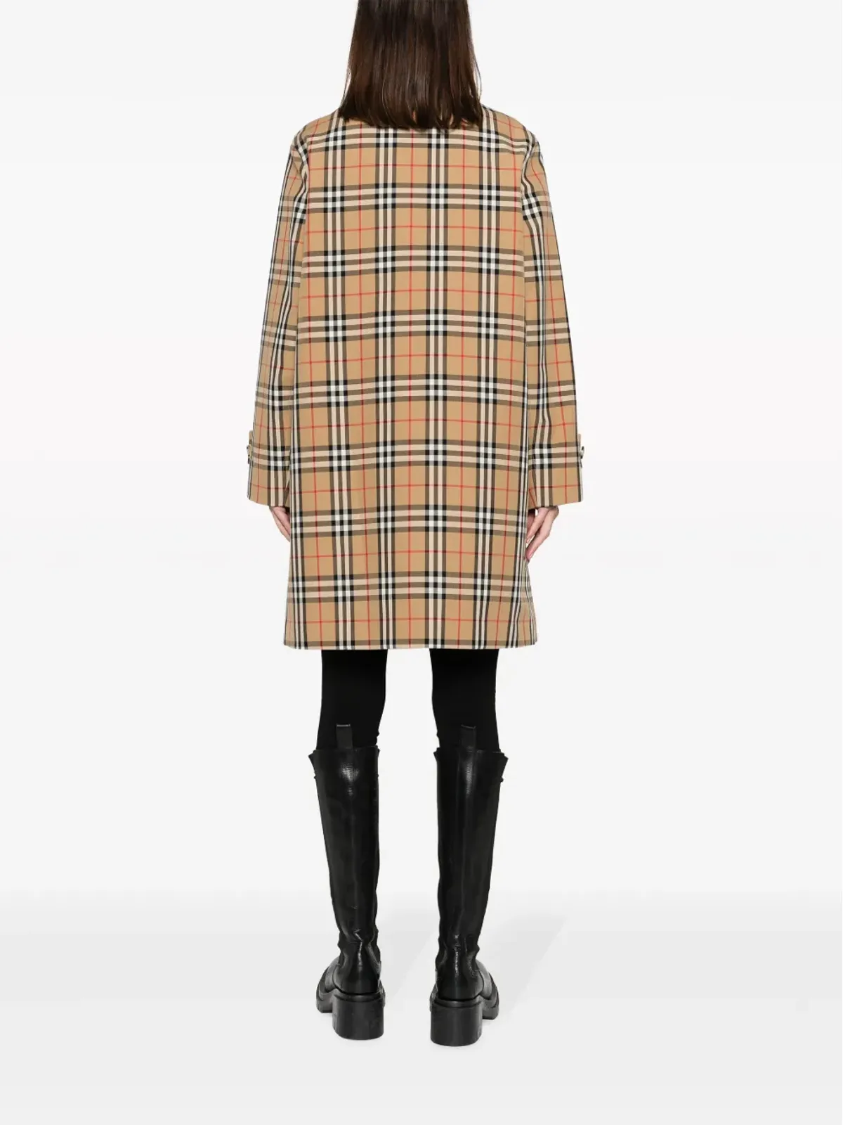 Burberry チェック柄ジャケット - 画像4