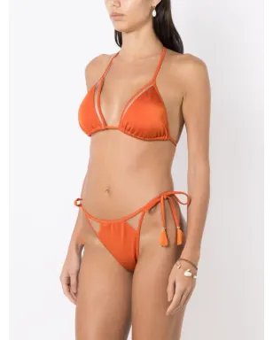 Brigitte カットアウト三角カップビキニ オレンジ - サムネイル3