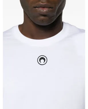 Marine Serre Crescent Moon ロングスリーブ Tシャツ - ホワイト - サムネイル5