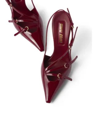 Miu Miu バックルディテール スリングバックパンプス - サムネイル2