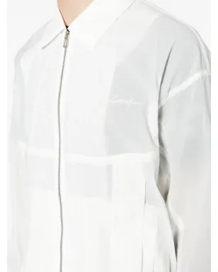 SONGZIO Air Light zip-up jacket - White - サムネイル5