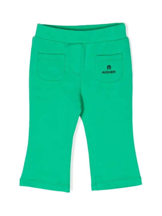 Aigner Kids Aigner Kids ロゴ刺繍スリップオンレギンスの商品画像