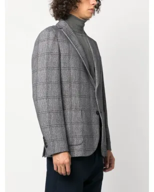 Circolo 1901 グレンチェック柄 シングルブレストブレザー - サムネイル3