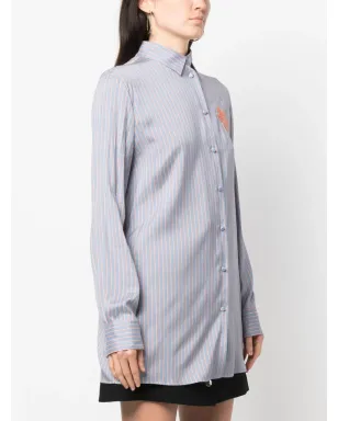 ETRO ロゴ刺繍シルクシャツ - サムネイル3