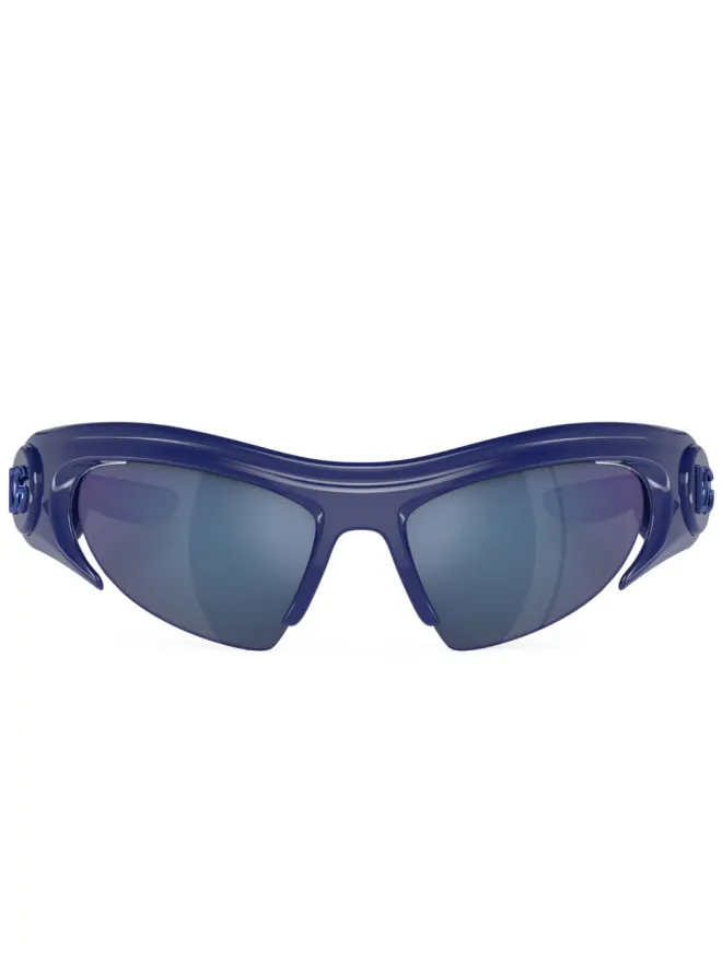 Dolce & Gabbana Eyewear Dolce & Gabbana Eyewear シールドフレームティントサングラスの商品画像