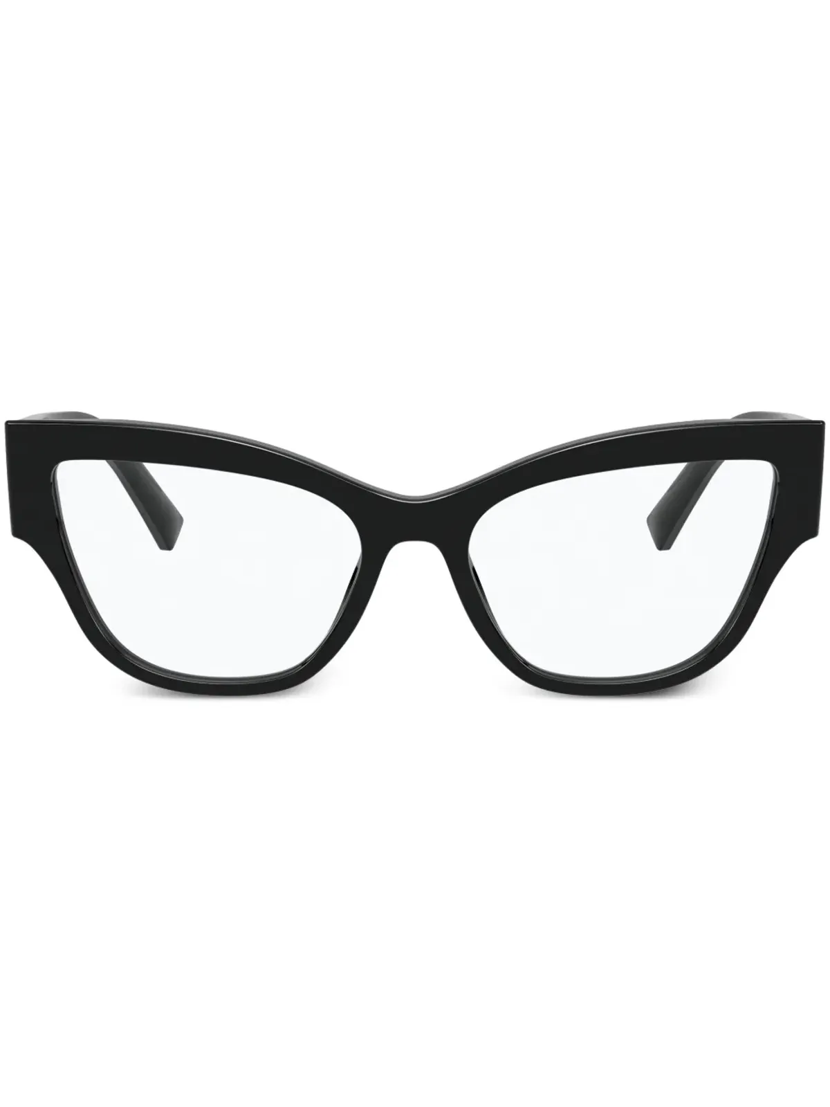 Dolce & Gabbana Eyewear キャットアイフレーム ロゴ入り メガネ - 画像1