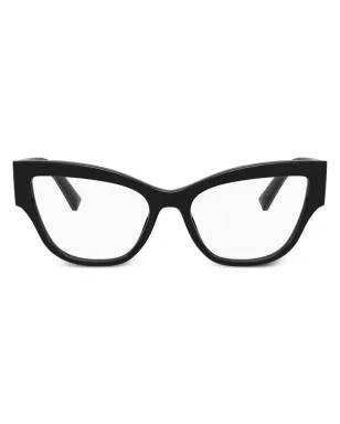 Dolce & Gabbana Eyewear キャットアイフレーム ロゴ入り メガネ - サムネイル1