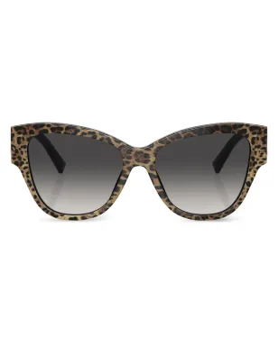 Dolce & Gabbana Eyewear 蝶々フレームサングラス - Black - サムネイル1