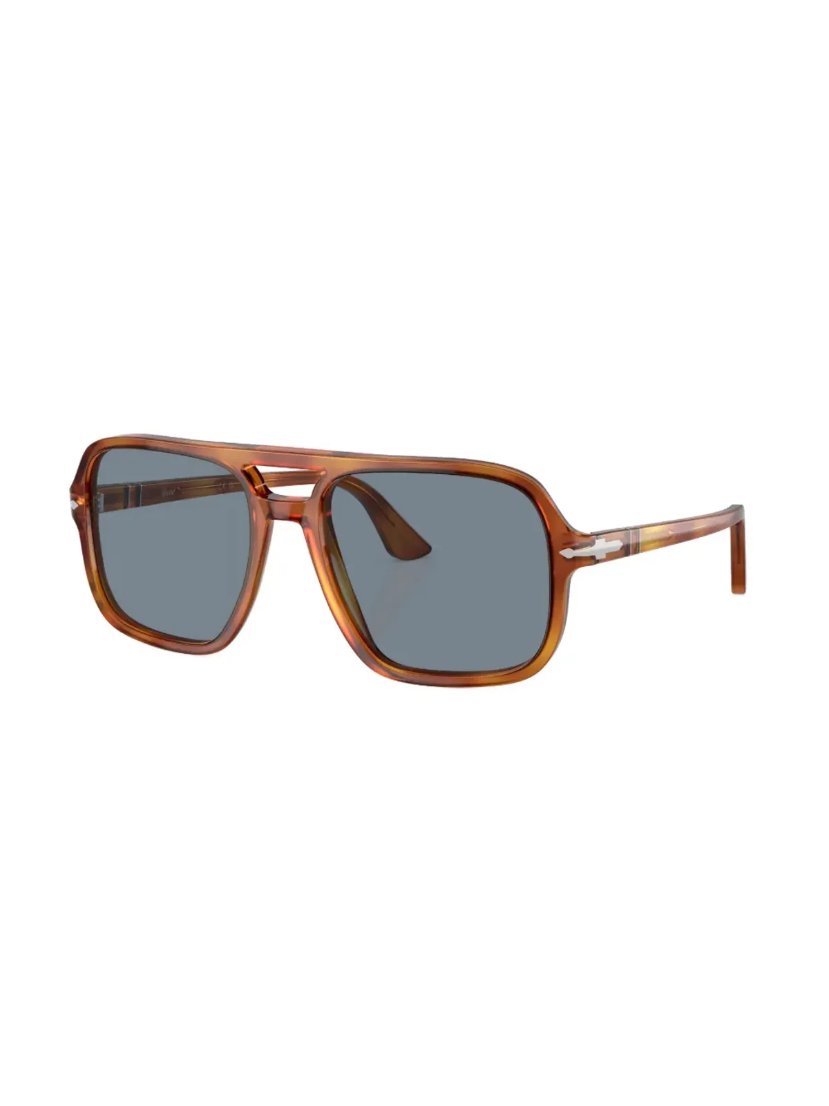 Persol べっ甲風パイロットフレームサングラス - Brown - 画像2