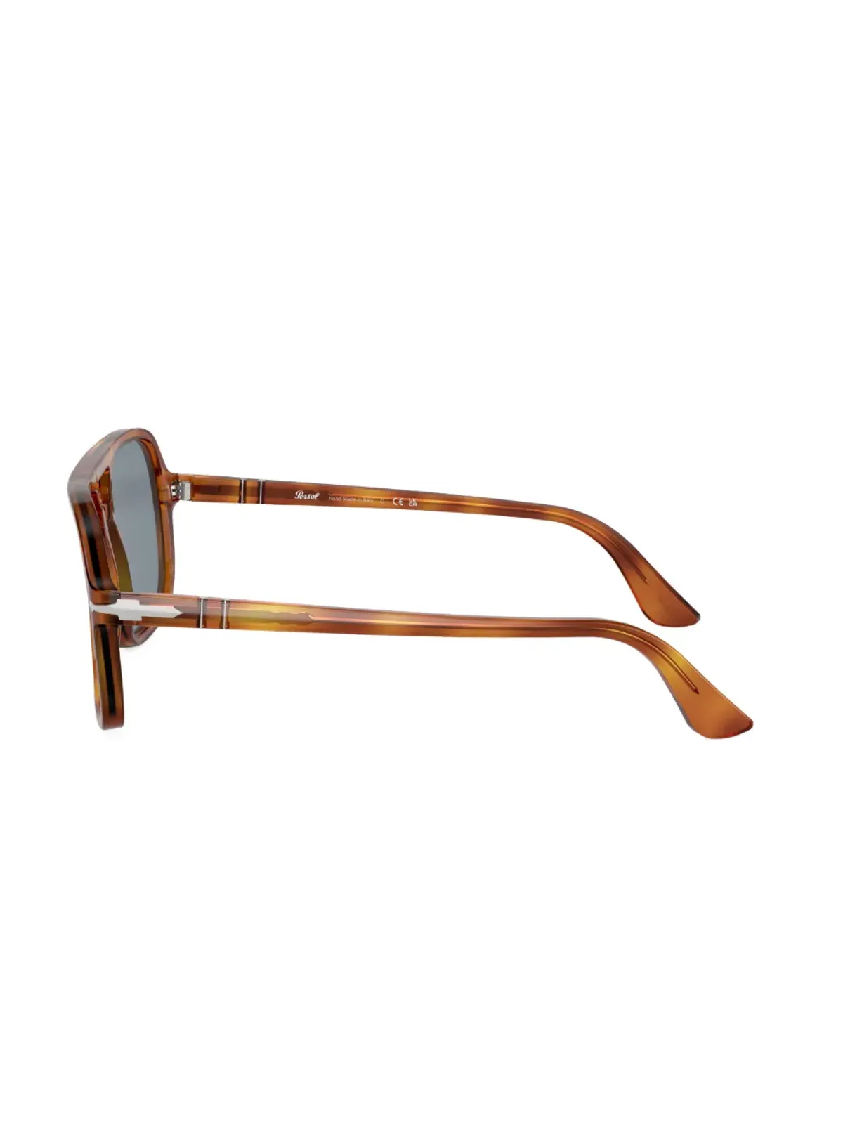 Persol べっ甲風パイロットフレームサングラス - Brown - 画像3