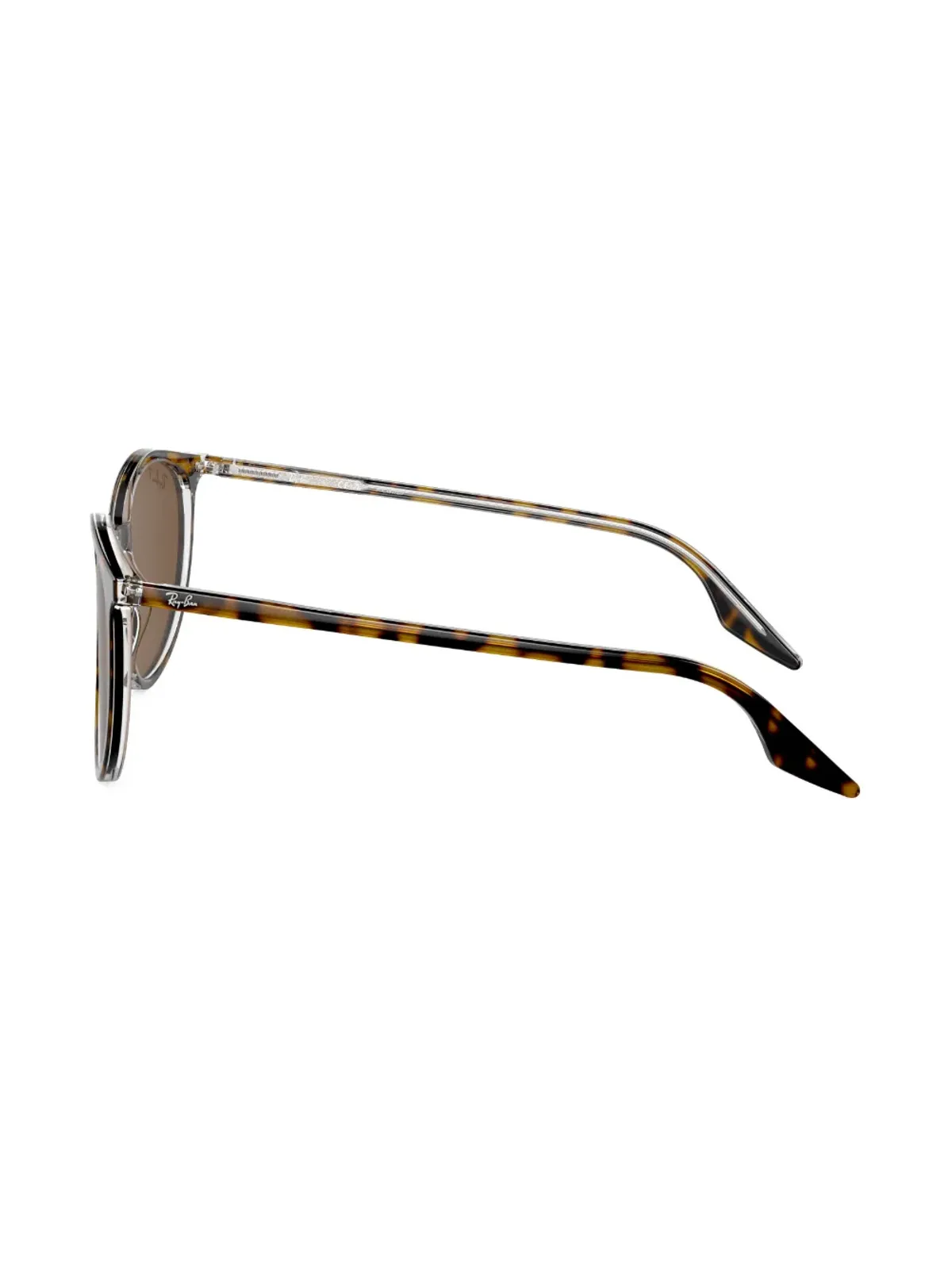 Ray-Ban ロゴプリント ラウンドフレーム サングラス - 画像3