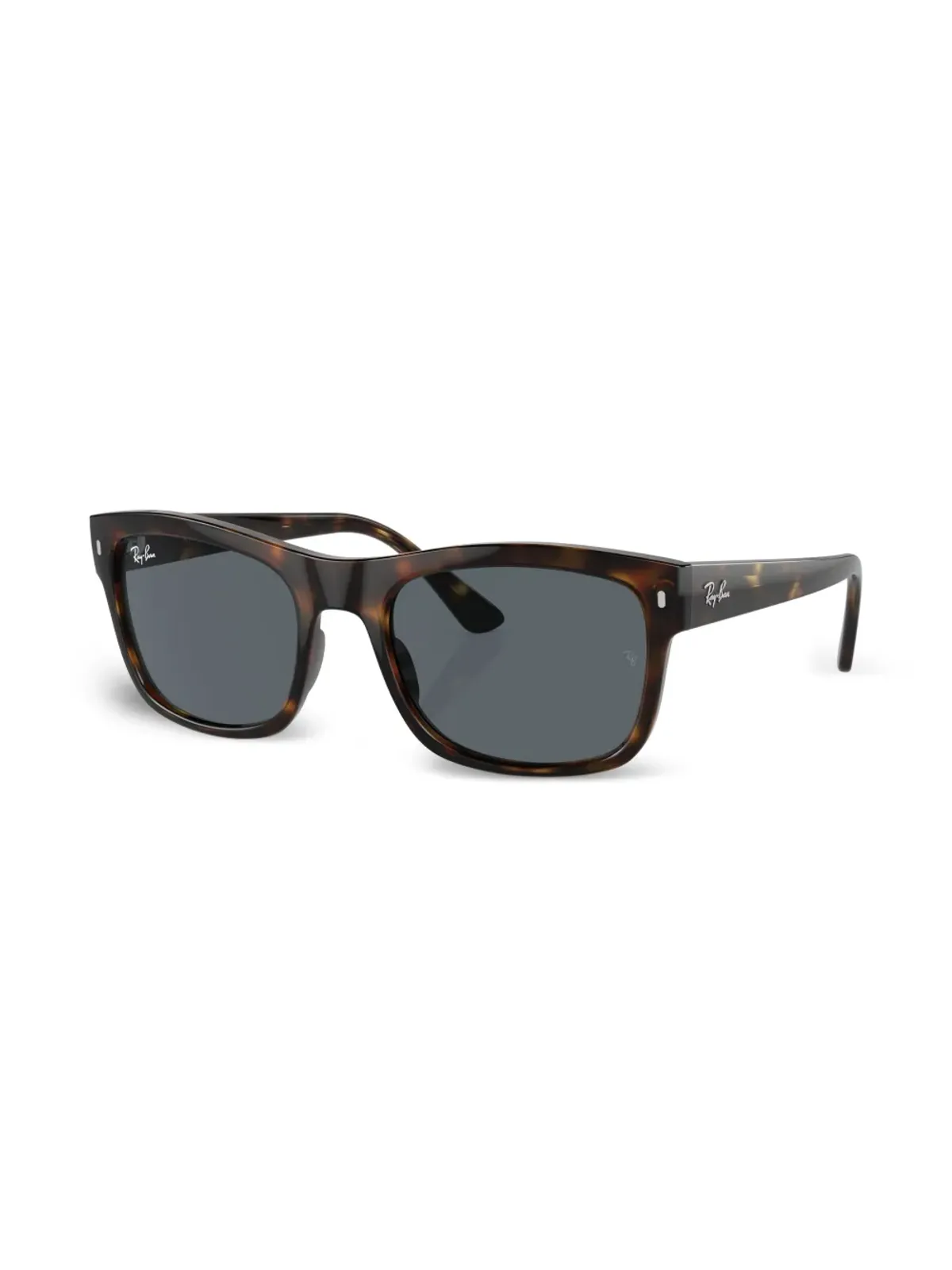 Ray-Ban ベッコウ風スクエアフレーム サングラス - グリーン - 画像2