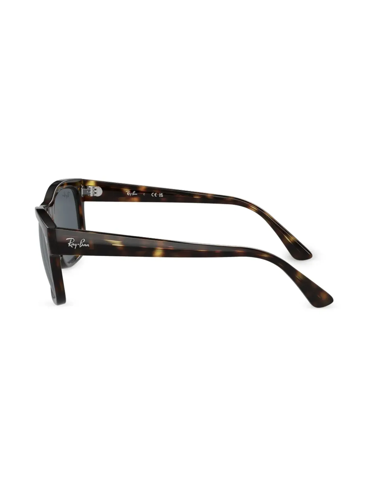 Ray-Ban ベッコウ風スクエアフレーム サングラス - グリーン - 画像3