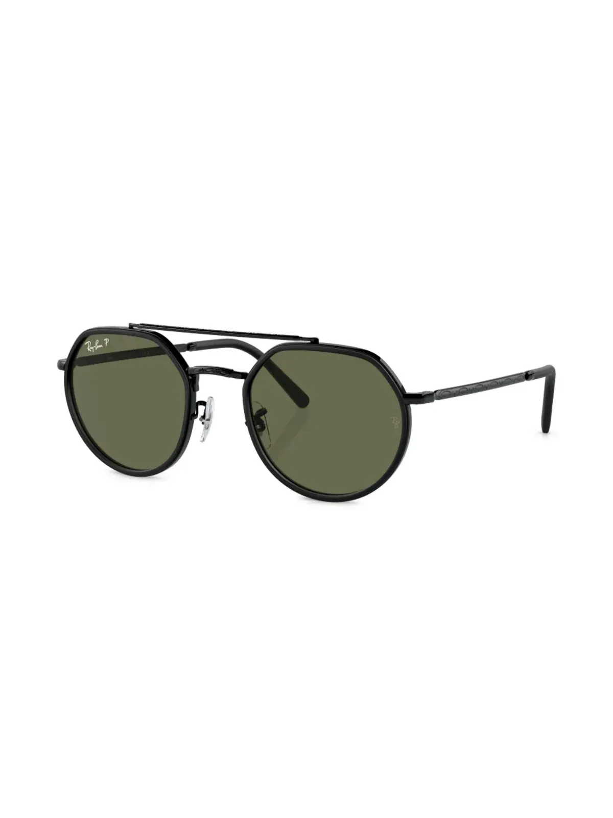 Ray-Ban Rb3765 ラウンドフレーム サングラス ブラック - 画像2
