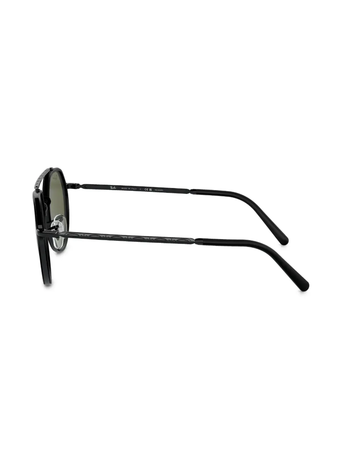 Ray-Ban Rb3765 ラウンドフレーム サングラス ブラック - 画像3
