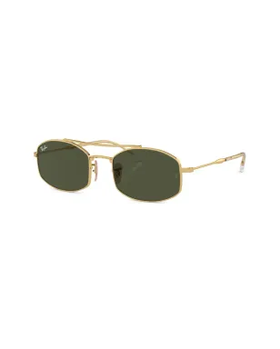 Ray-Ban スクエアフレーム ティントレンズ サングラス - ゴールド - サムネイル2