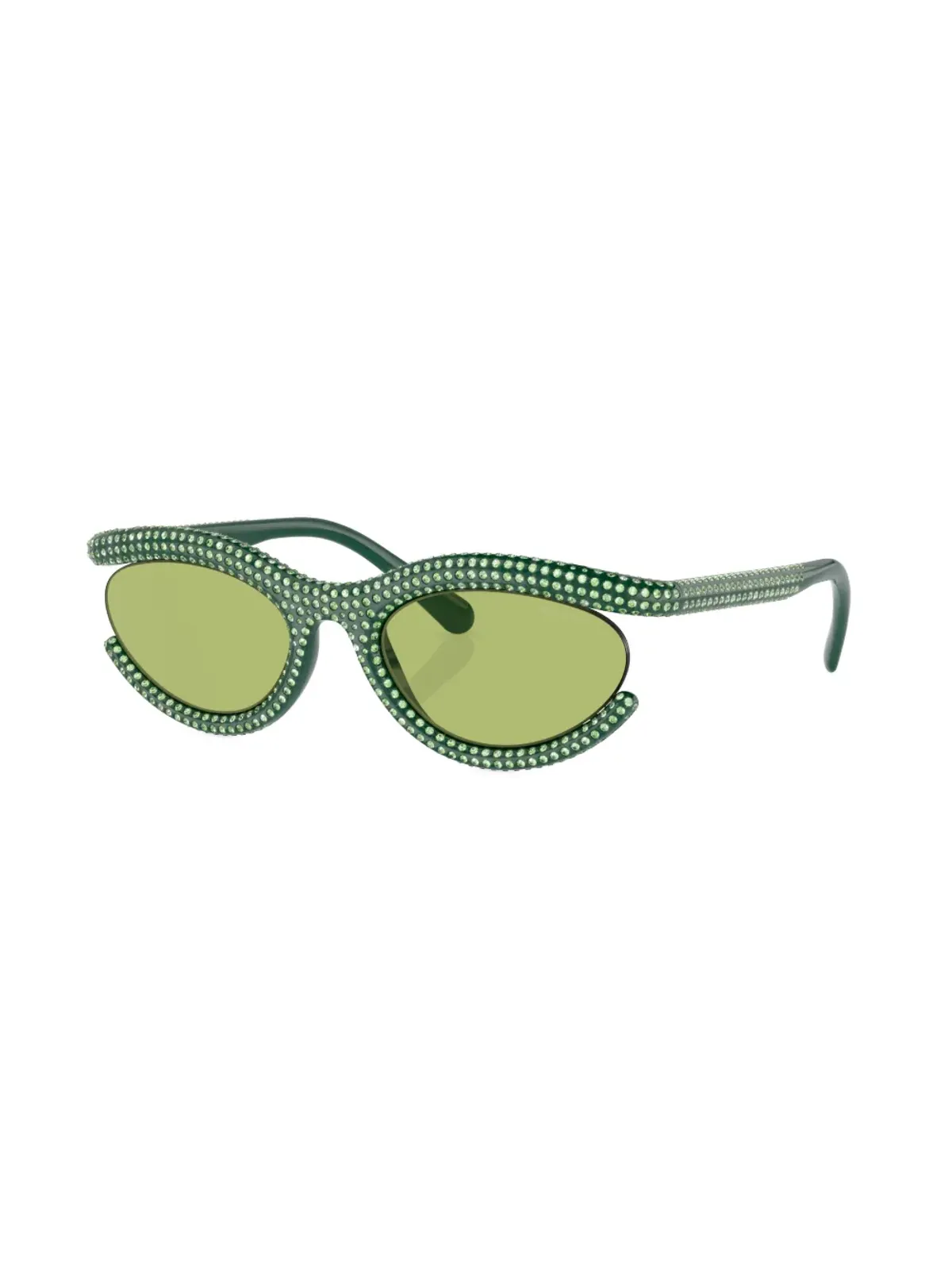 Swarovski Eyewear カットアウトディテール・オーバルフレーム サングラス - 画像2