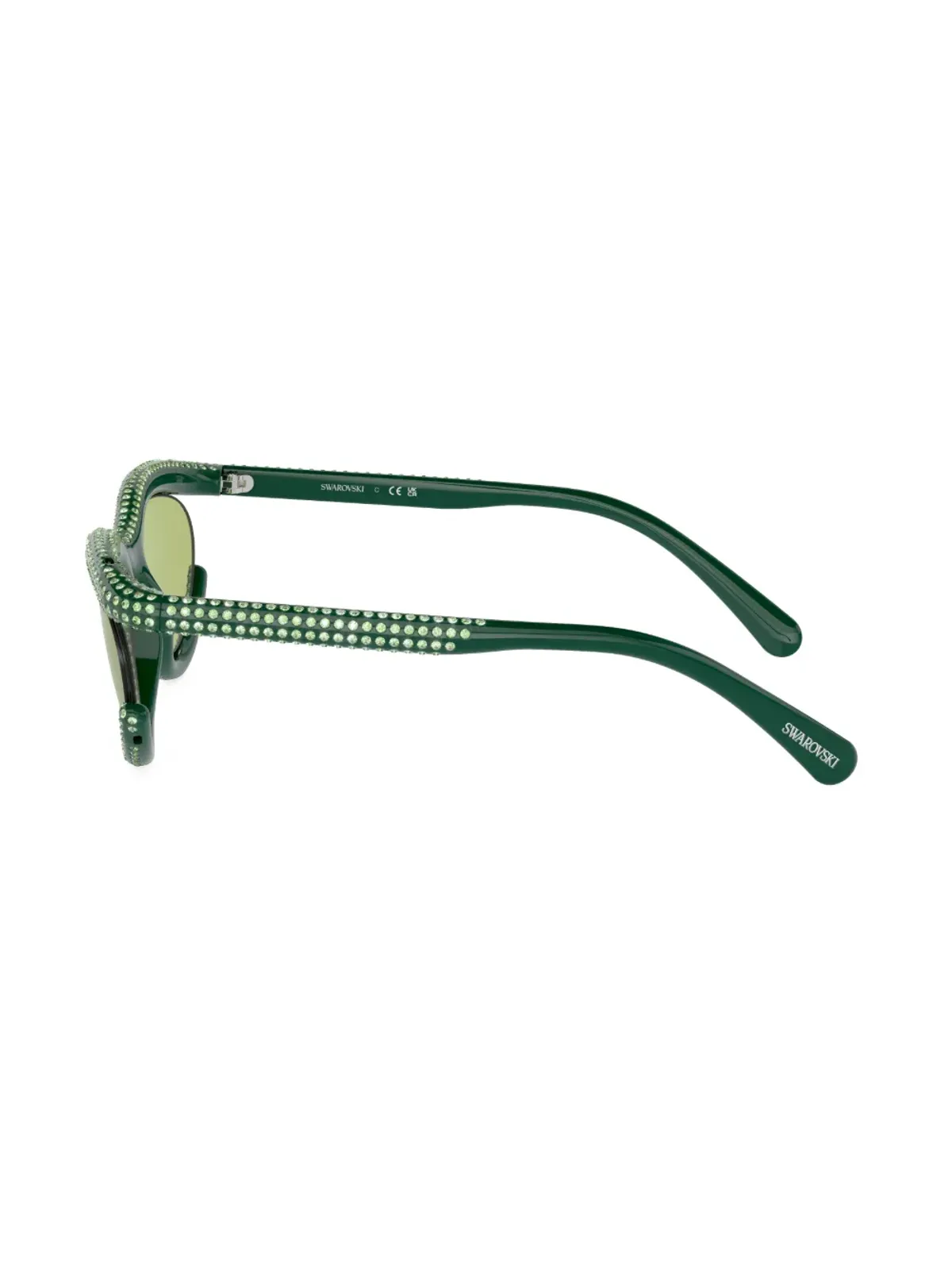 Swarovski Eyewear カットアウトディテール・オーバルフレーム サングラス - 画像3
