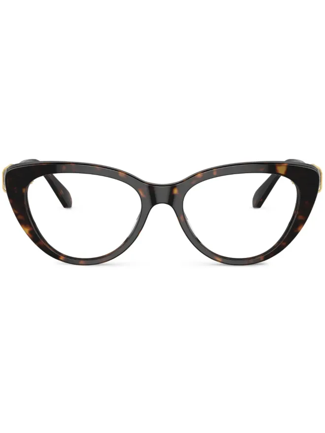 Swarovski Eyewear Swarovski Eyewear ヒンジ付きクリスタル装飾キャットアイ眼鏡の商品画像