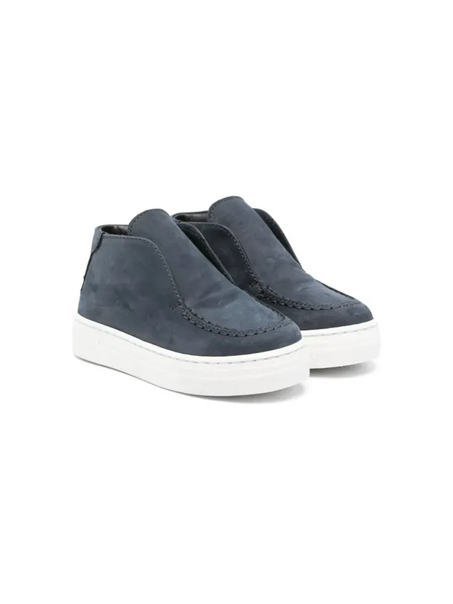 Andrea Montelpare Andrea Montelpare レザー スリップオン スニーカーの商品画像