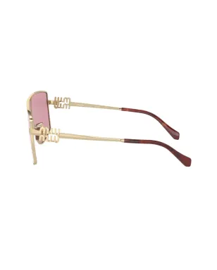Miu Miu Eyewear オーバサイズフレーム ティントサングラス - サムネイル3