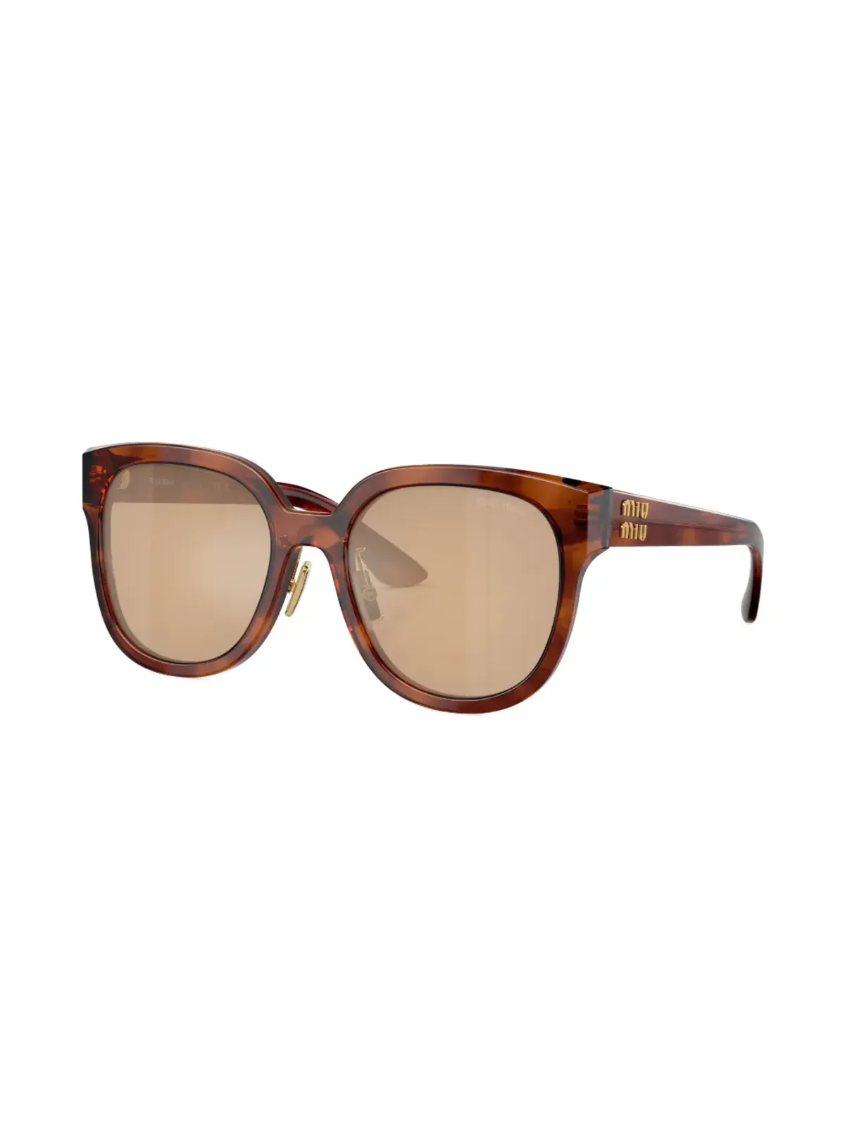 Miu Miu Eyewear オーバサイズフレーム サングラス - Black - 画像2