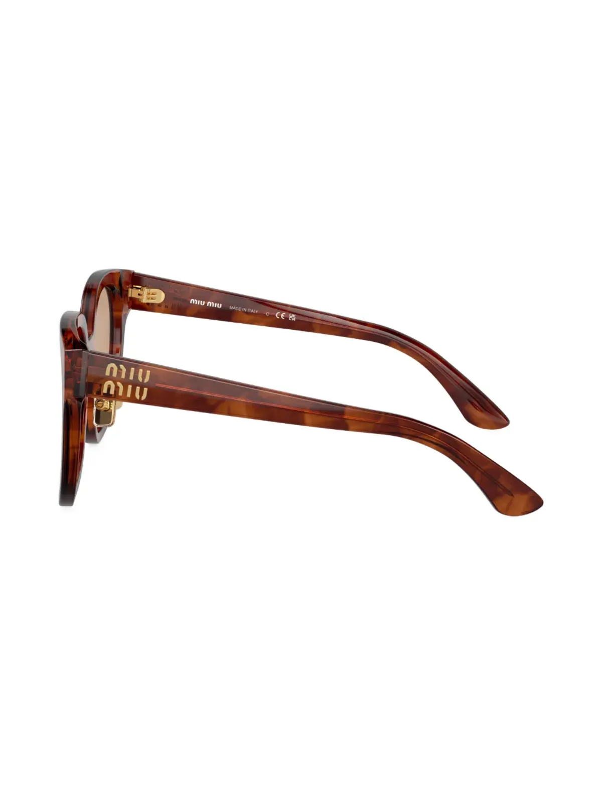 Miu Miu Eyewear オーバサイズフレーム サングラス - Black - 画像3
